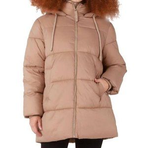DEX brown/TAN puffer jacket Small
